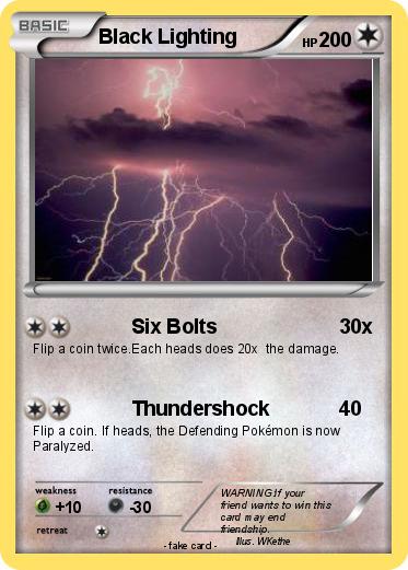 Pokemon Black Lighting