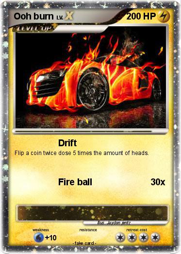 Pokemon Ooh burn