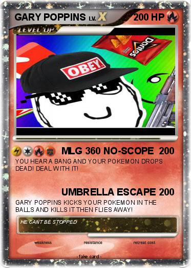 Pokemon GARY POPPINS