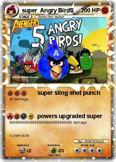 Pokemon super  Angry BirdS