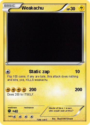 Pokemon Weakachu