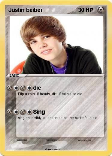 Pokemon Justin beiber