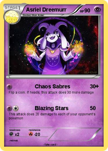 Pokemon Asriel Dreemurr