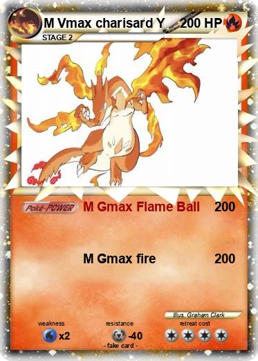 Pokemon M Vmax charisard Y