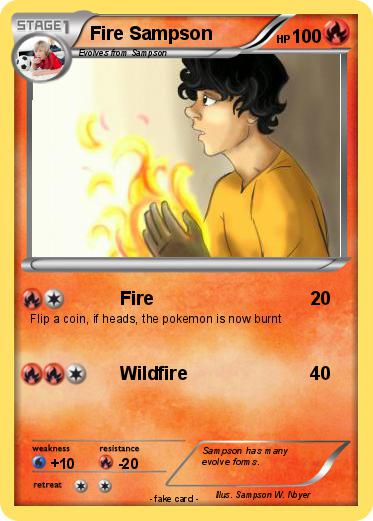 Pokemon Fire Sampson