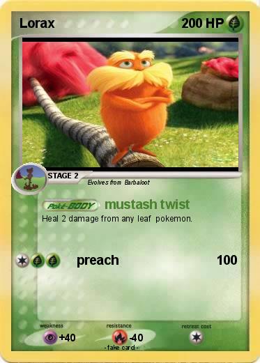 Pokemon Lorax