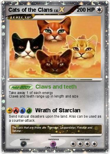 Pokemon Cats of the Clans