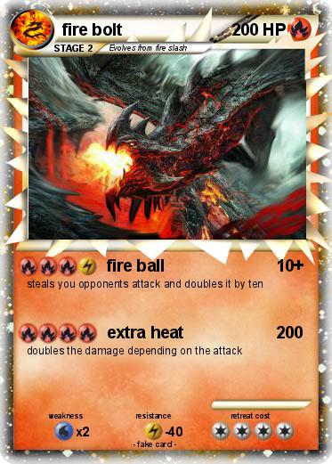 Pokemon fire bolt