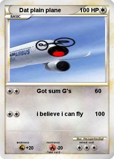Pokemon Dat plain plane