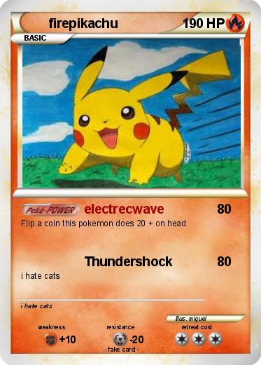 Pokemon firepikachu