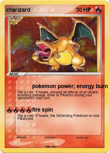 Pokemon charizard