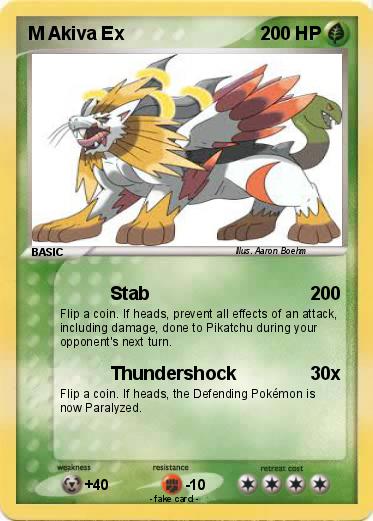 Pokemon M Akiva Ex