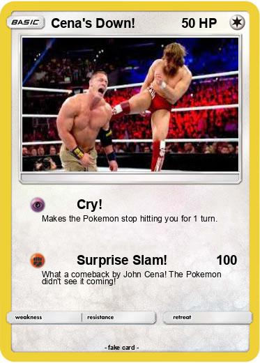 Pokemon Cena's Down!