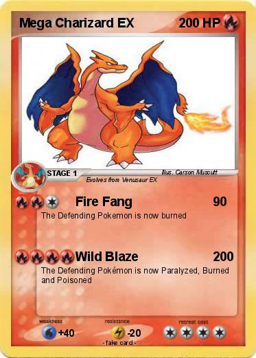 Pokemon Mega Charizard EX