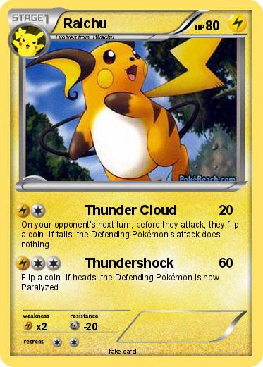 Pokemon Raichu