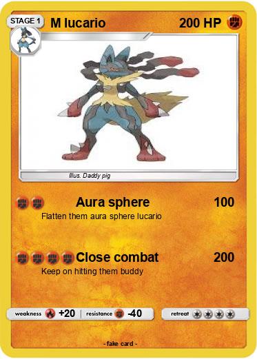 Pokemon M lucario
