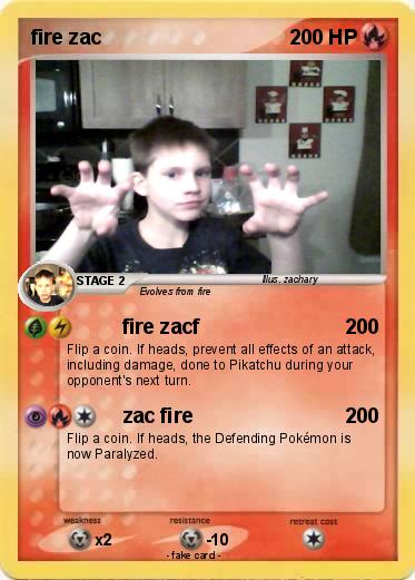 Pokemon fire zac