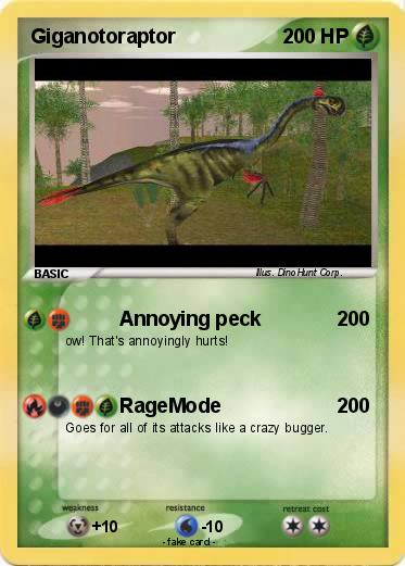 Pokemon Giganotoraptor