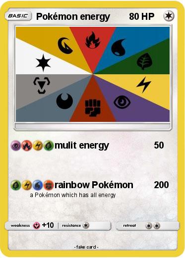 Pokemon Pokémon energy