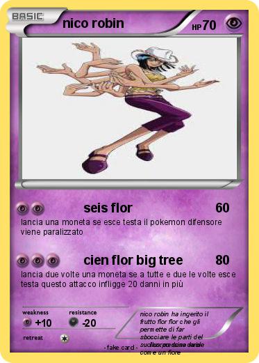 Pokemon nico robin