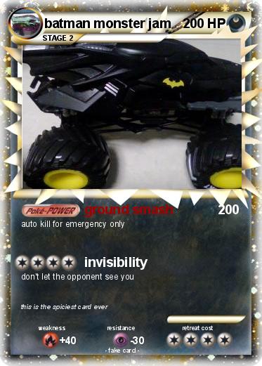 Pokemon batman monster jam