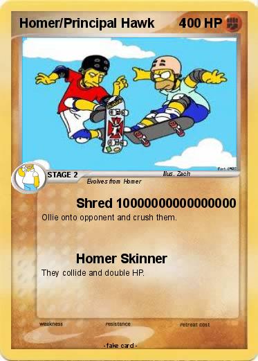 Pokemon Homer/Principal Hawk       4