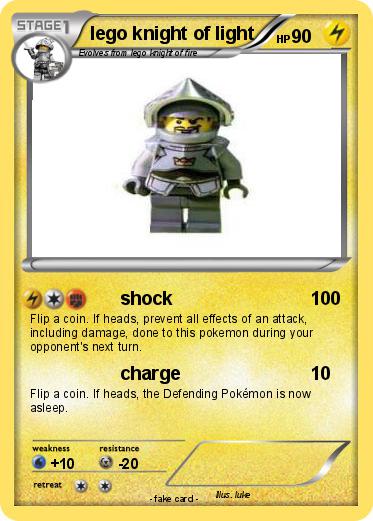 Pokemon lego knight of light