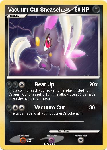 Pokemon Vacuum Cut Sneasel