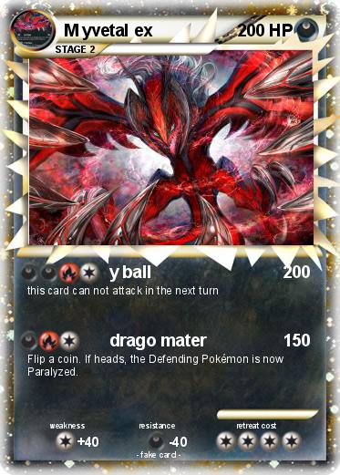 Pokemon M yvetal ex