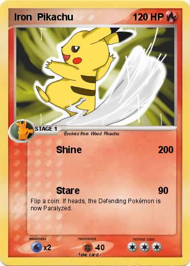 Pokemon Iron  Pikachu