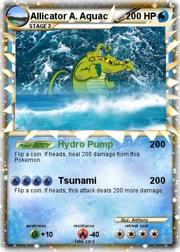 Pokemon Allicator A. Aquac