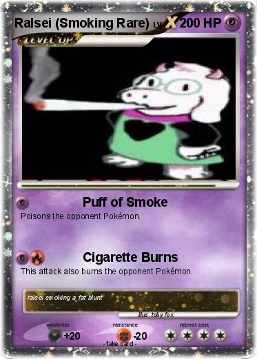 Pokemon Ralsei (Smoking Rare)