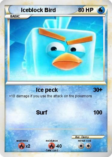 Pokemon Iceblock Bird