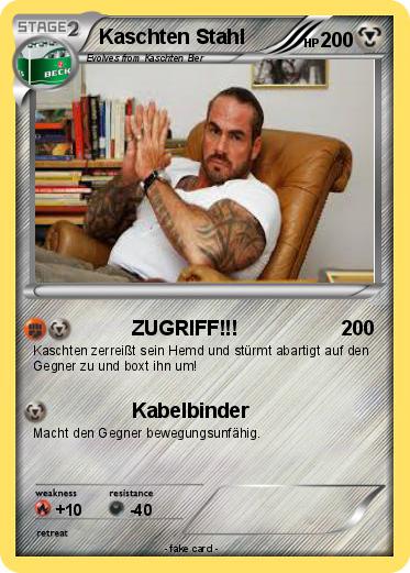 Pokemon Kaschten Stahl
