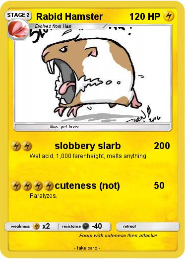Pokemon Rabid Hamster