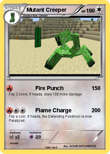 Pokemon Mutant Creeper