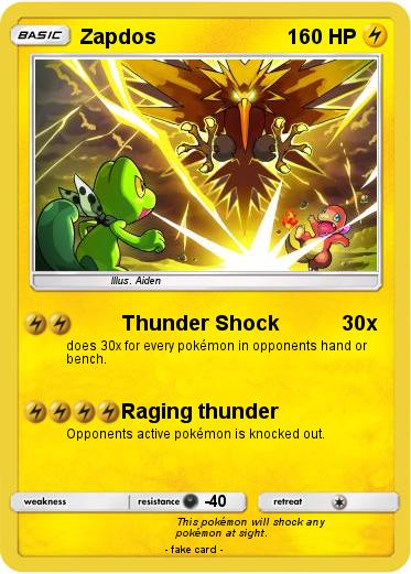 Pokemon Zapdos