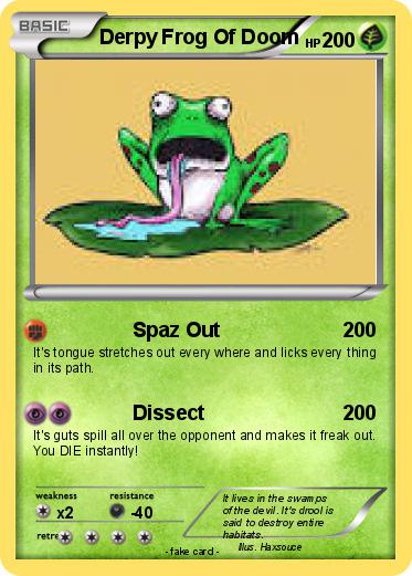 Pokemon Derpy Frog Of Doom