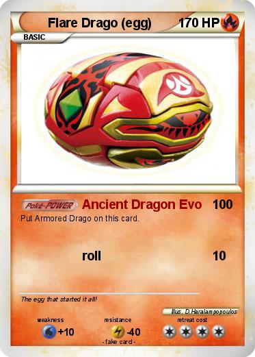 Pokemon Flare Drago (egg)