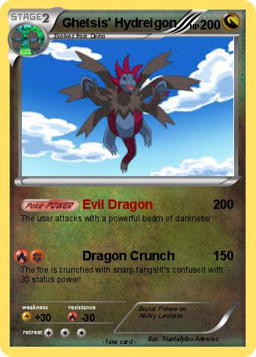 Pokemon Ghetsis' Hydreigon