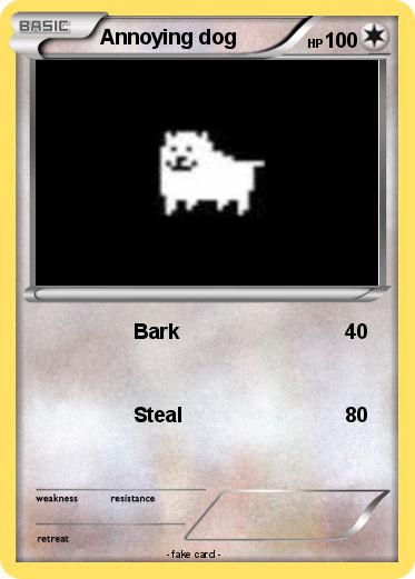 Pokemon Annoying dog