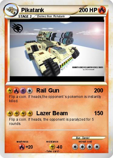 Pokemon Pikatank