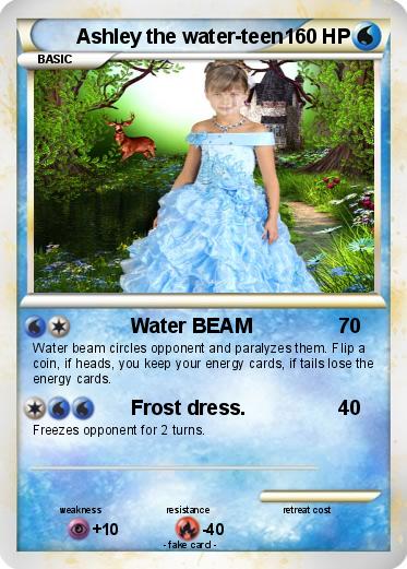 Pokemon Ashley the water-teen