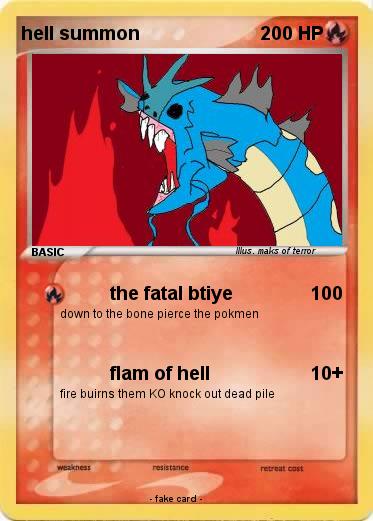 Pokemon hell summon