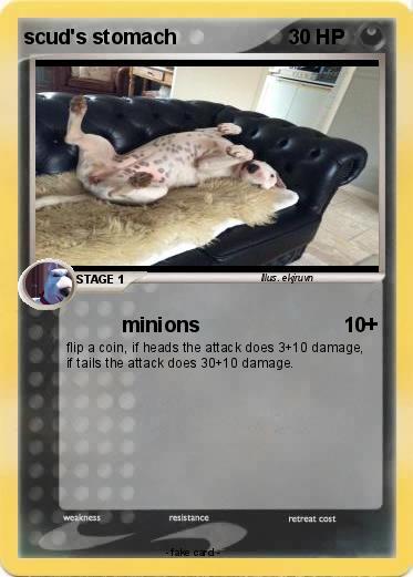 Pokemon scud's stomach