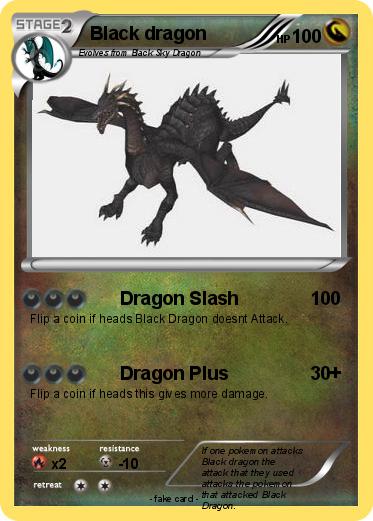 Pokemon Black dragon