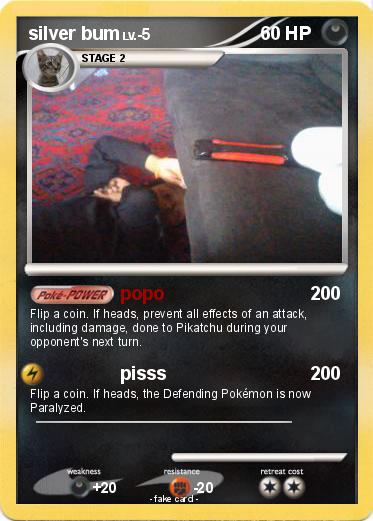 Pokemon silver bum