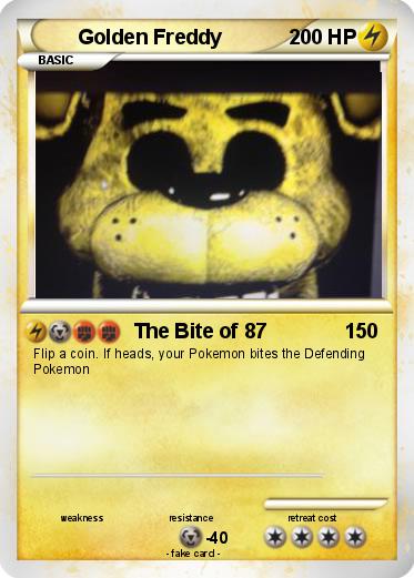 Pokemon Golden Freddy