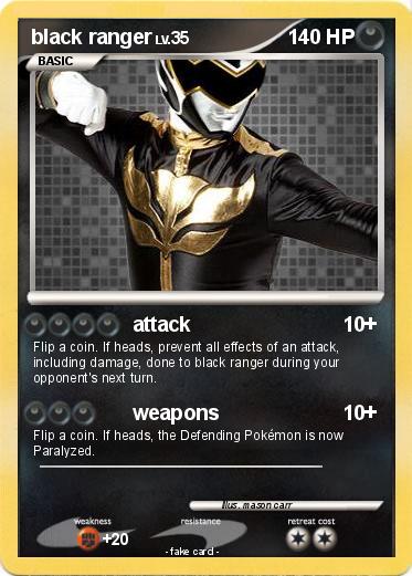 Pokemon black ranger