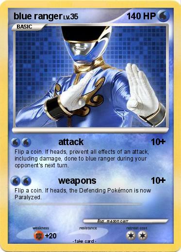 Pokemon blue ranger